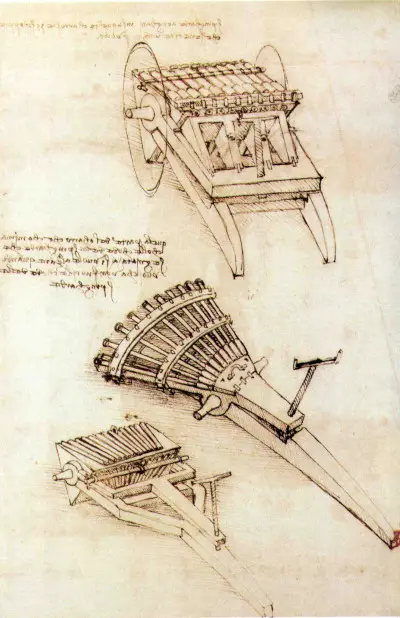 Machine Gun Leonardo da Vinci